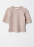 T-Shirt St Flores En Mohair Mélangé - Beige