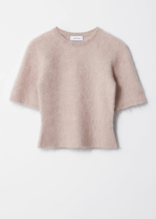 T-Shirt St Flores En Mohair Mélangé - Beige