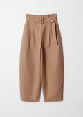 Pantalones Ve Chico Paperbag - Beige