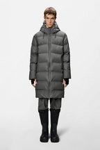 Chaqueta acolchada larga Alta W3T4 Gris - Mixto