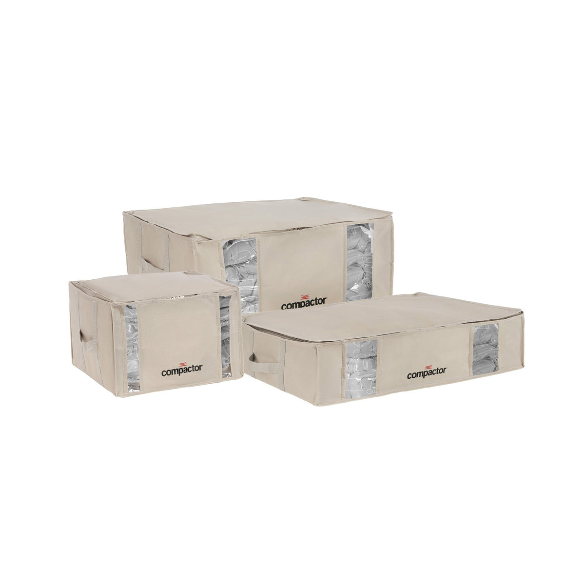 Lot 3 Housses De Rangement Sous Vide M-L-Xxl
