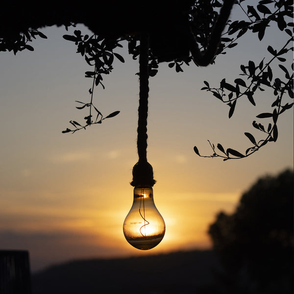 Cordy - Solar Pendant Light - Rope - Beige