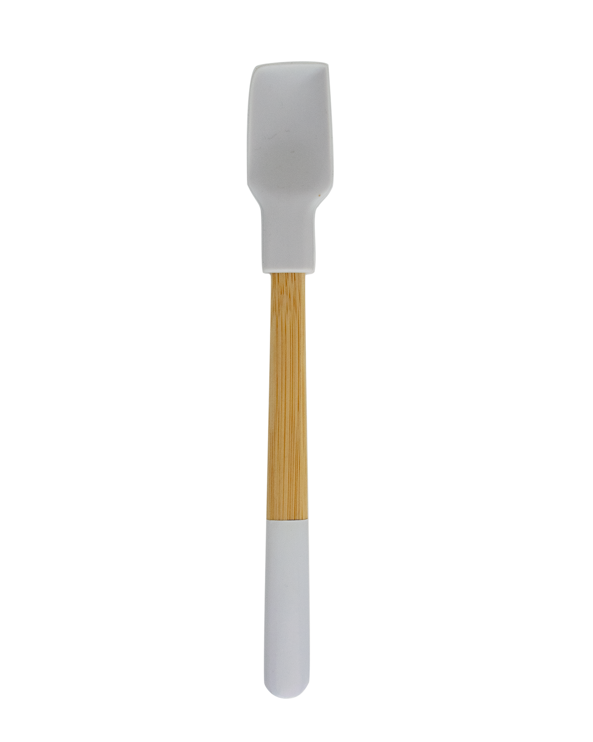 Mini Spatule En Silicone Et Bambou - Gris Clair