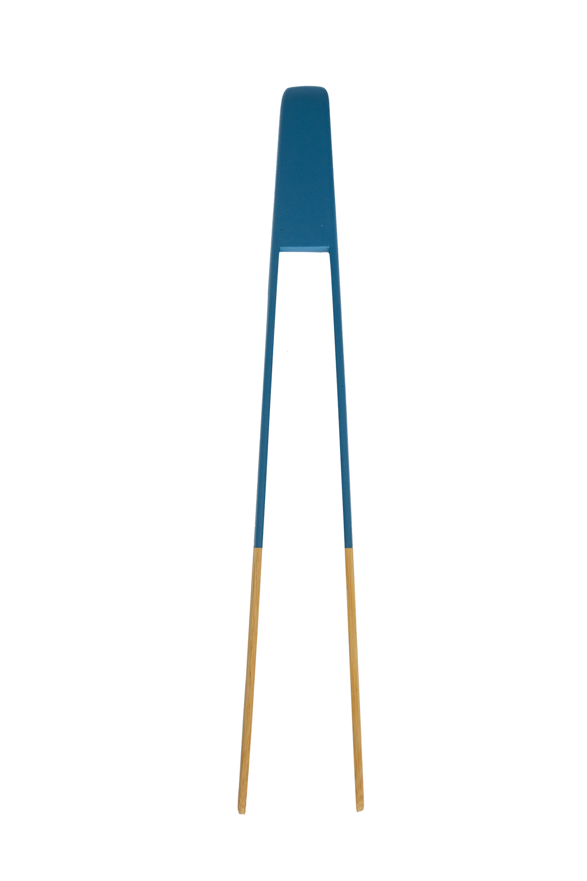 Pince À Toast Aimantée En Bambou - Bleu Roi