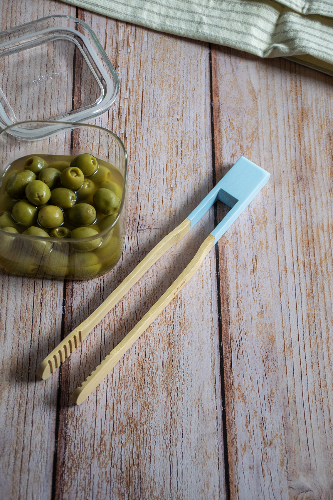 Pinza acchiappa-tutto in bambù - Blu Cadetto