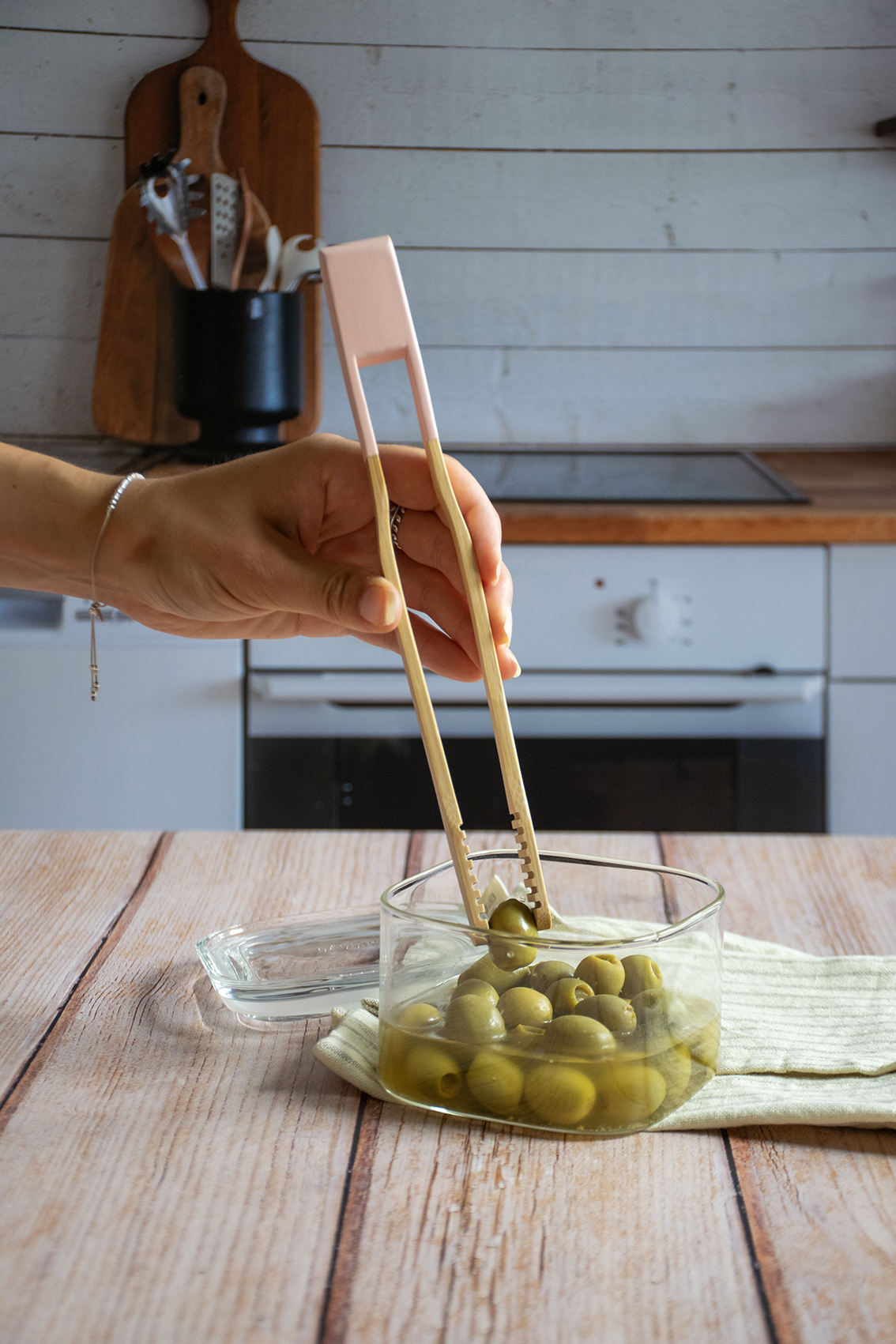 Bamboo All-Purpose Tongs - Blush