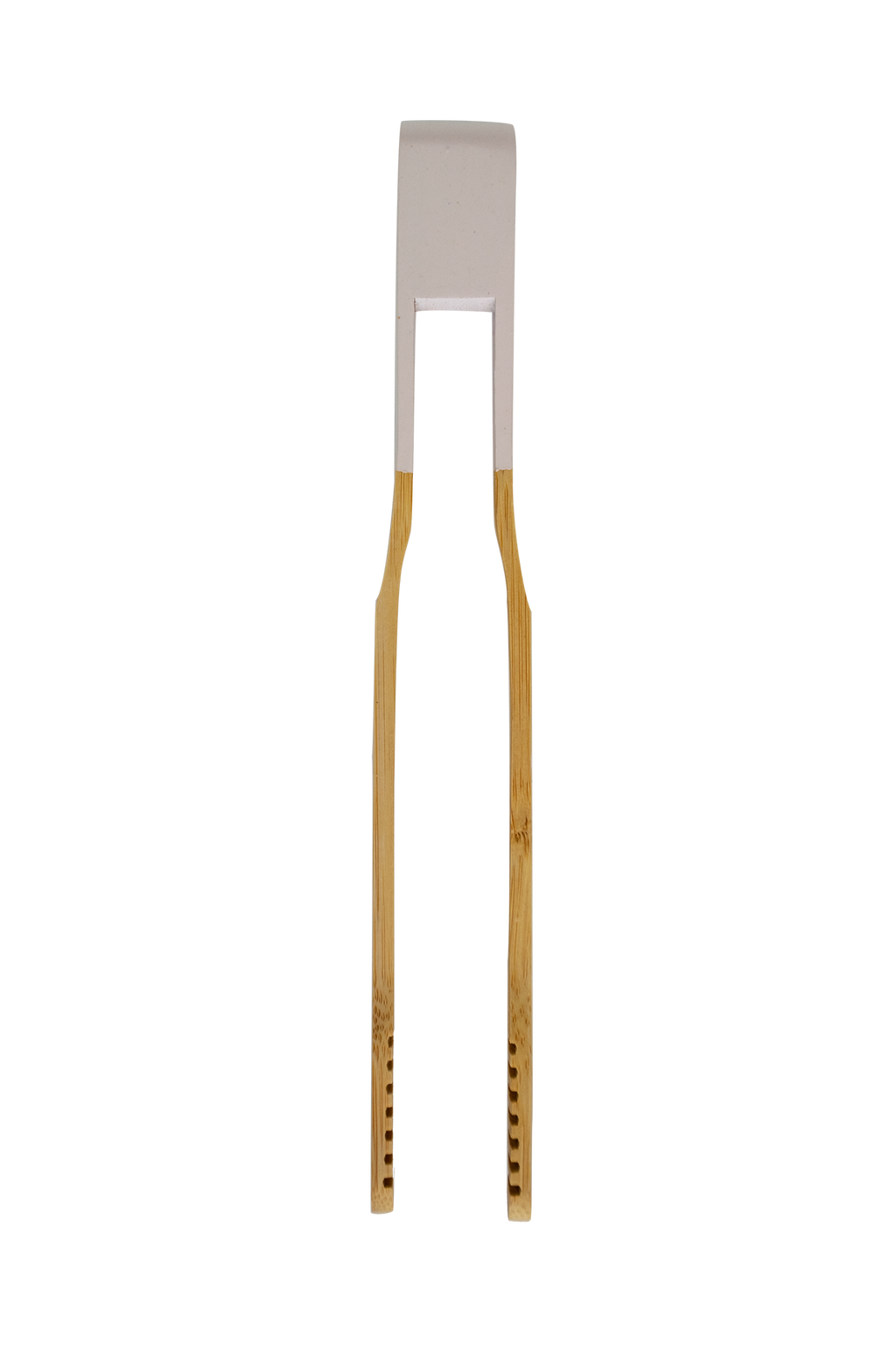 Bamboo All-Purpose Tongs - Sand White