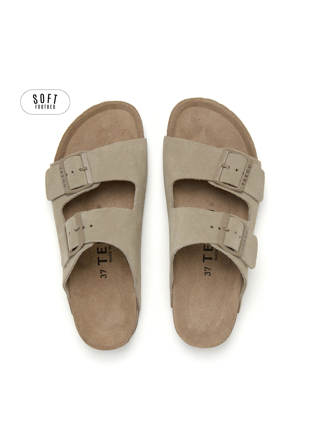 Sandalias Planta Soft - Caqui