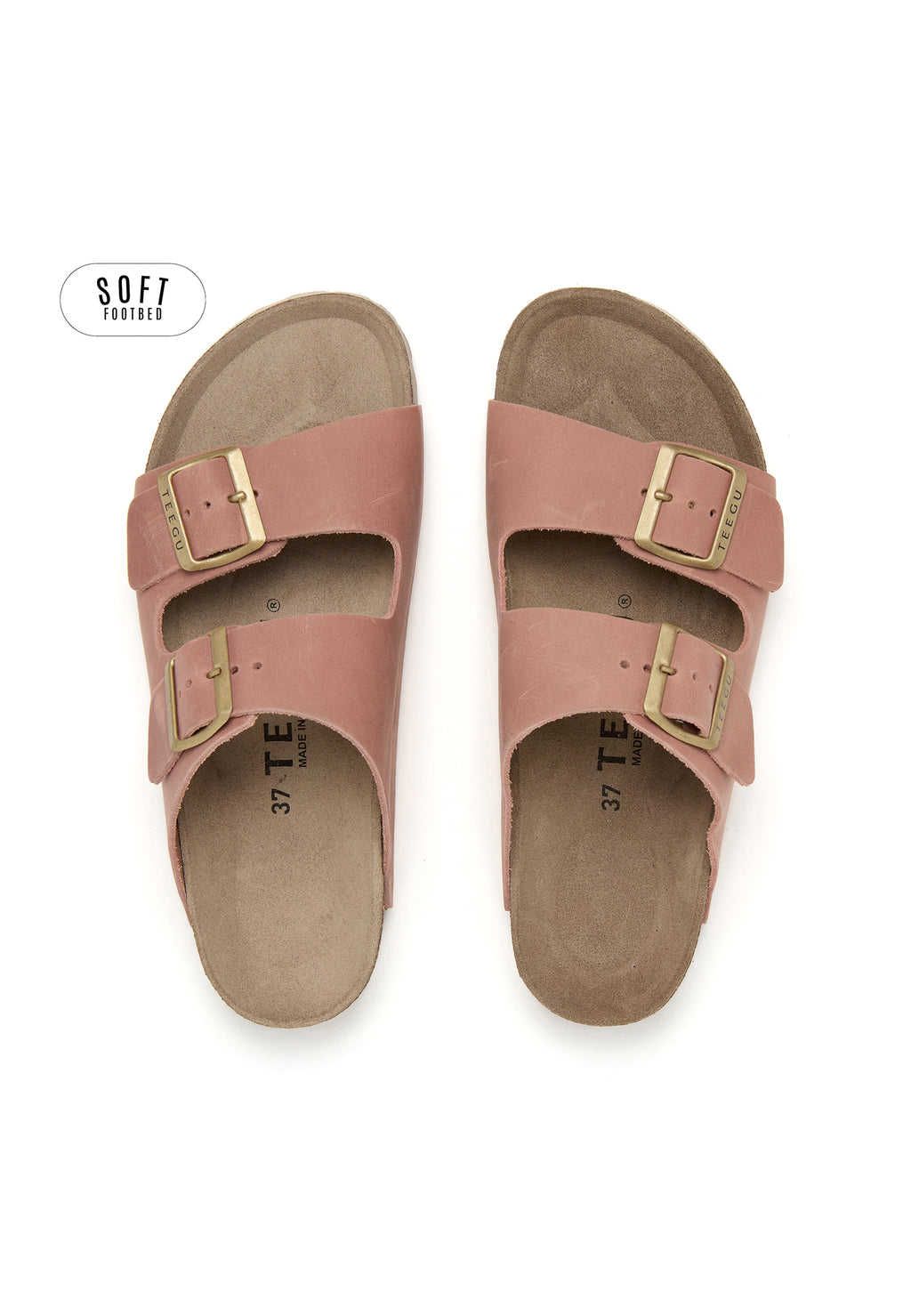 Planta Soft Sandals - Salmon