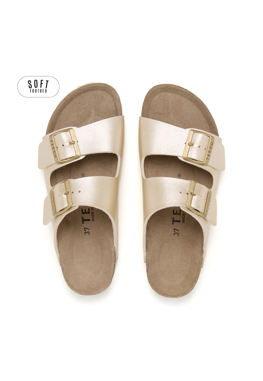 Sandales Planta Soft - Doré