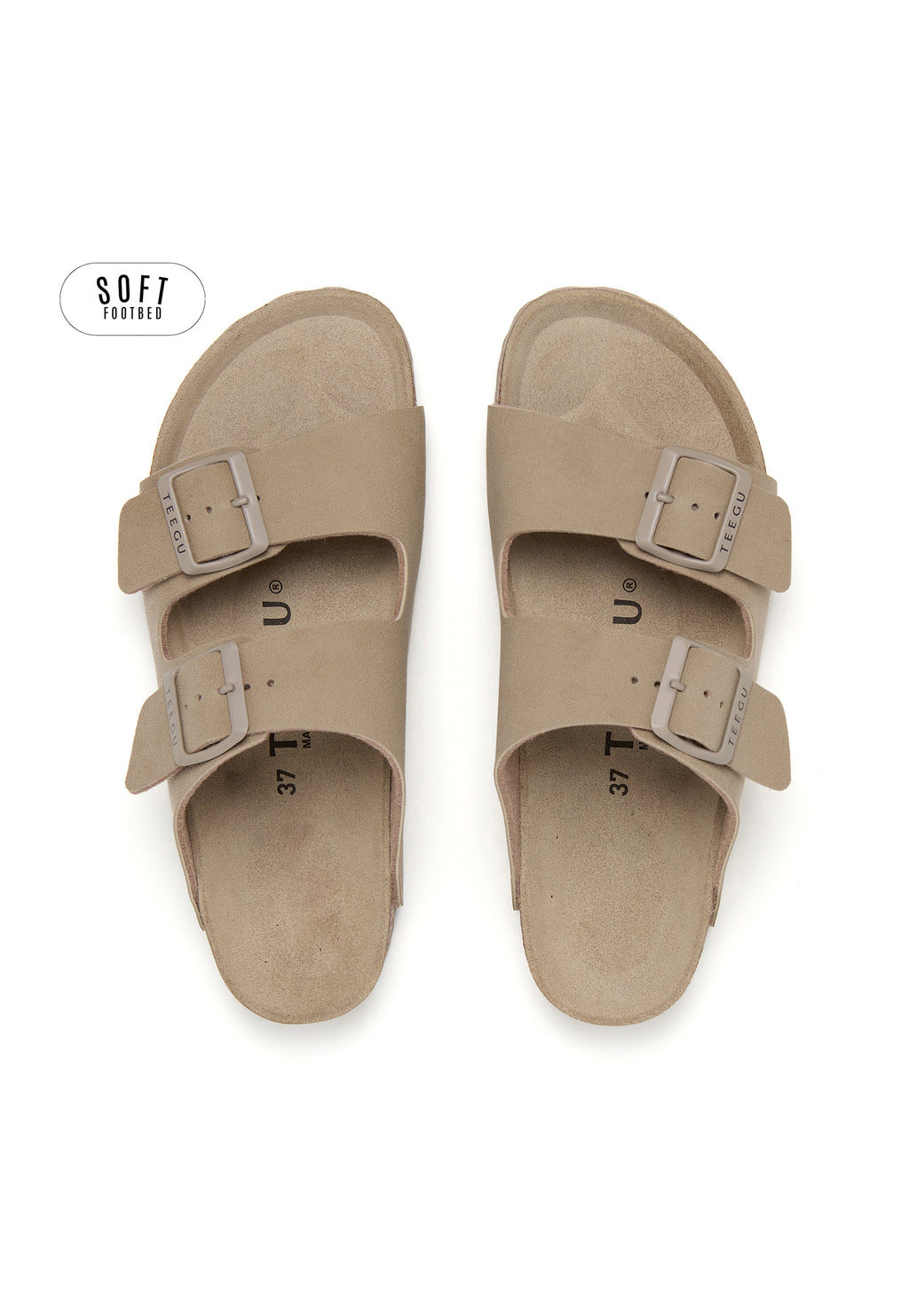 Sandalias Planta Soft - Marrón
