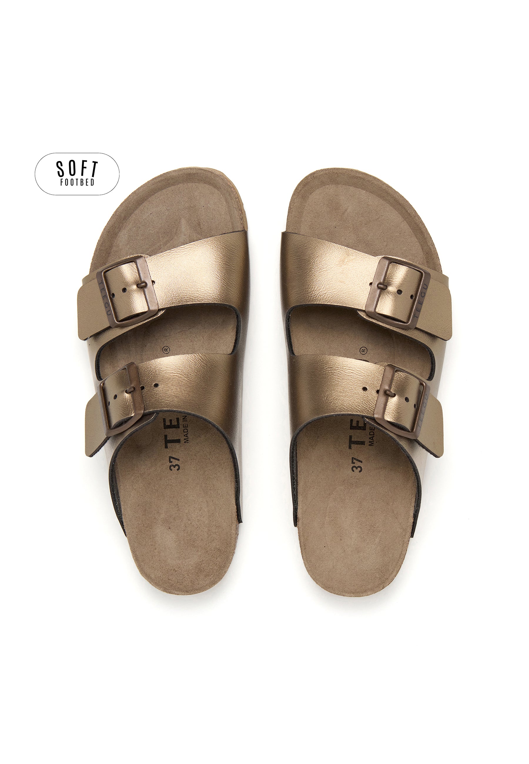 Planta Soft Sandals - Brown
