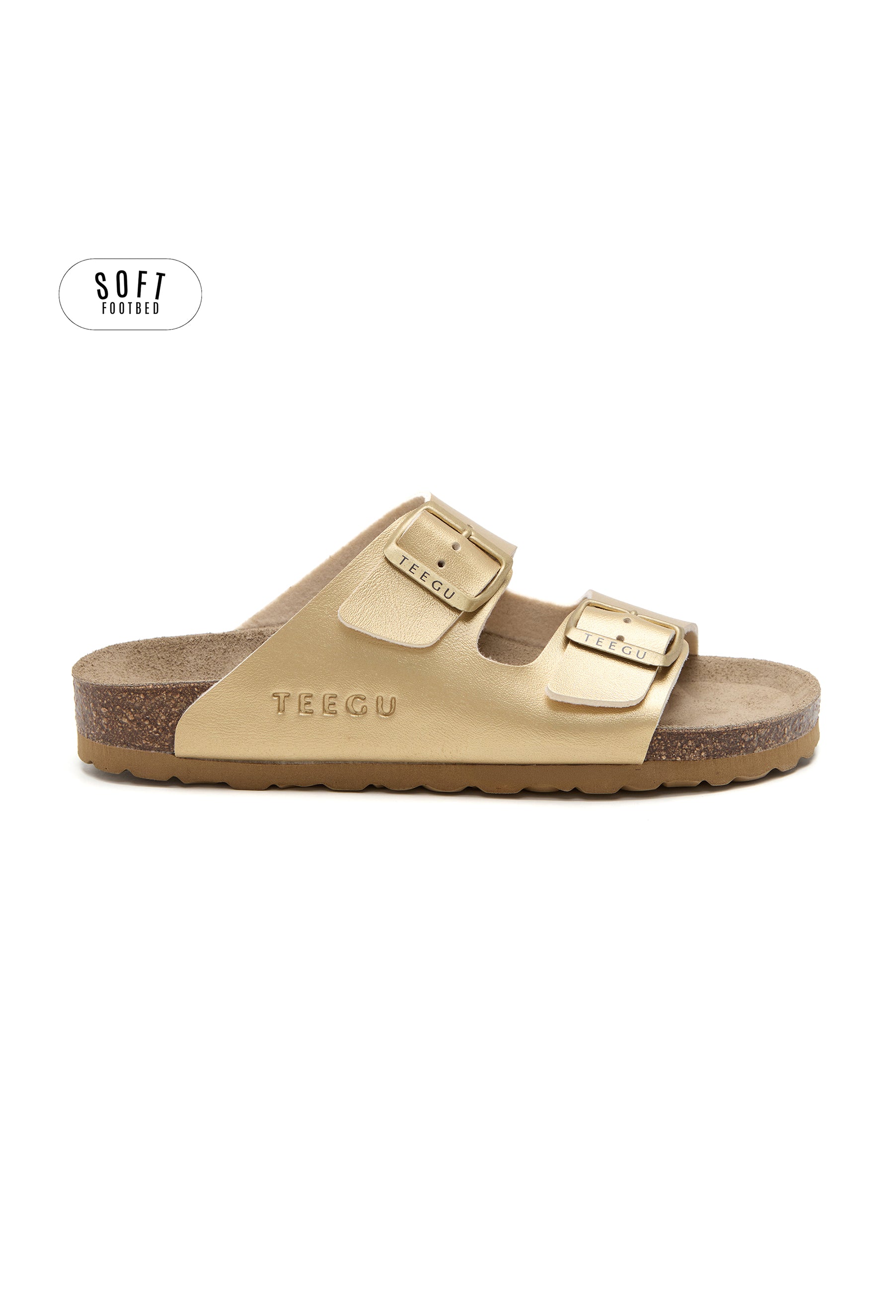 Sandalias Planta Soft - Dorado