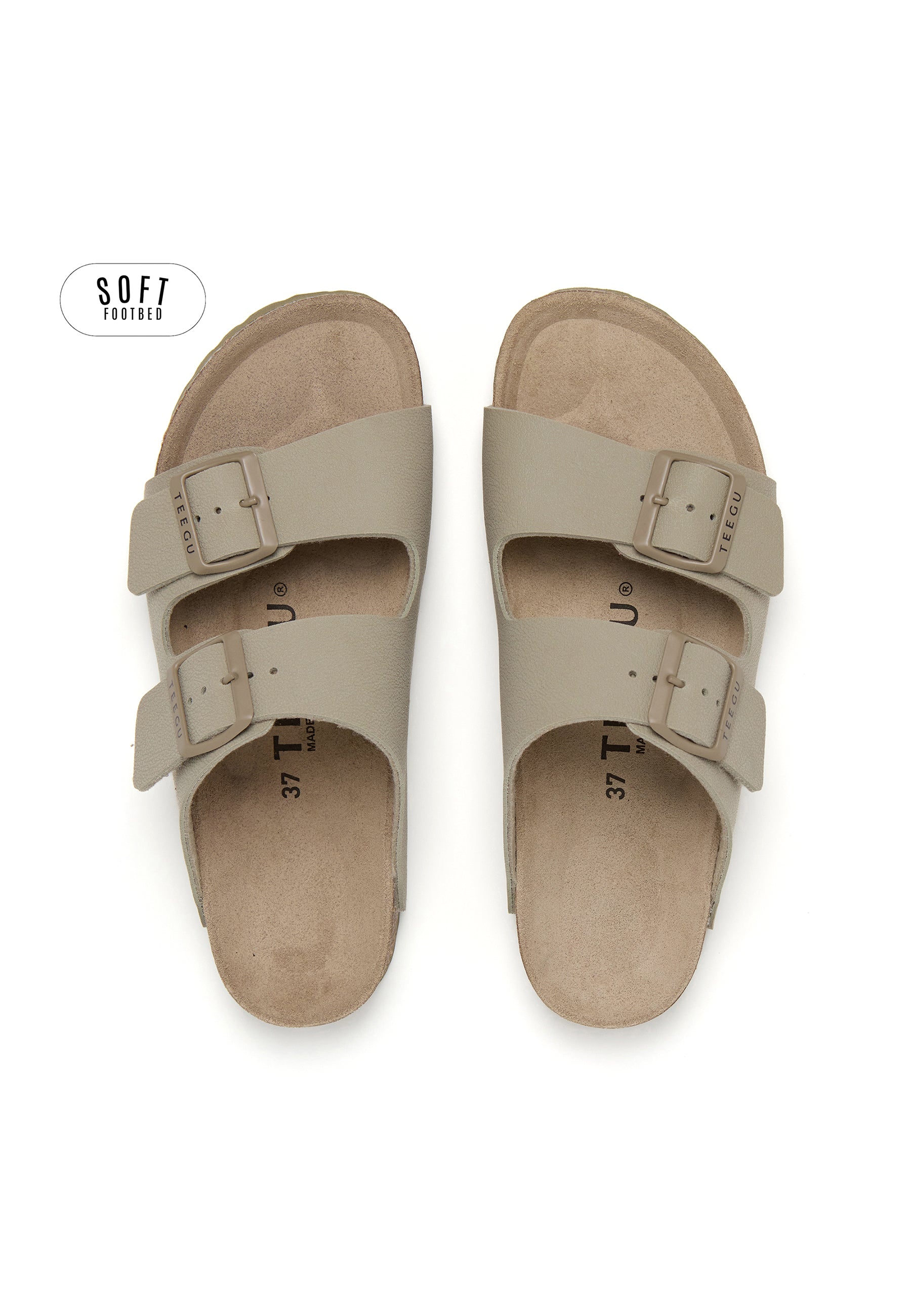 Planta Soft Sandals - Khaki