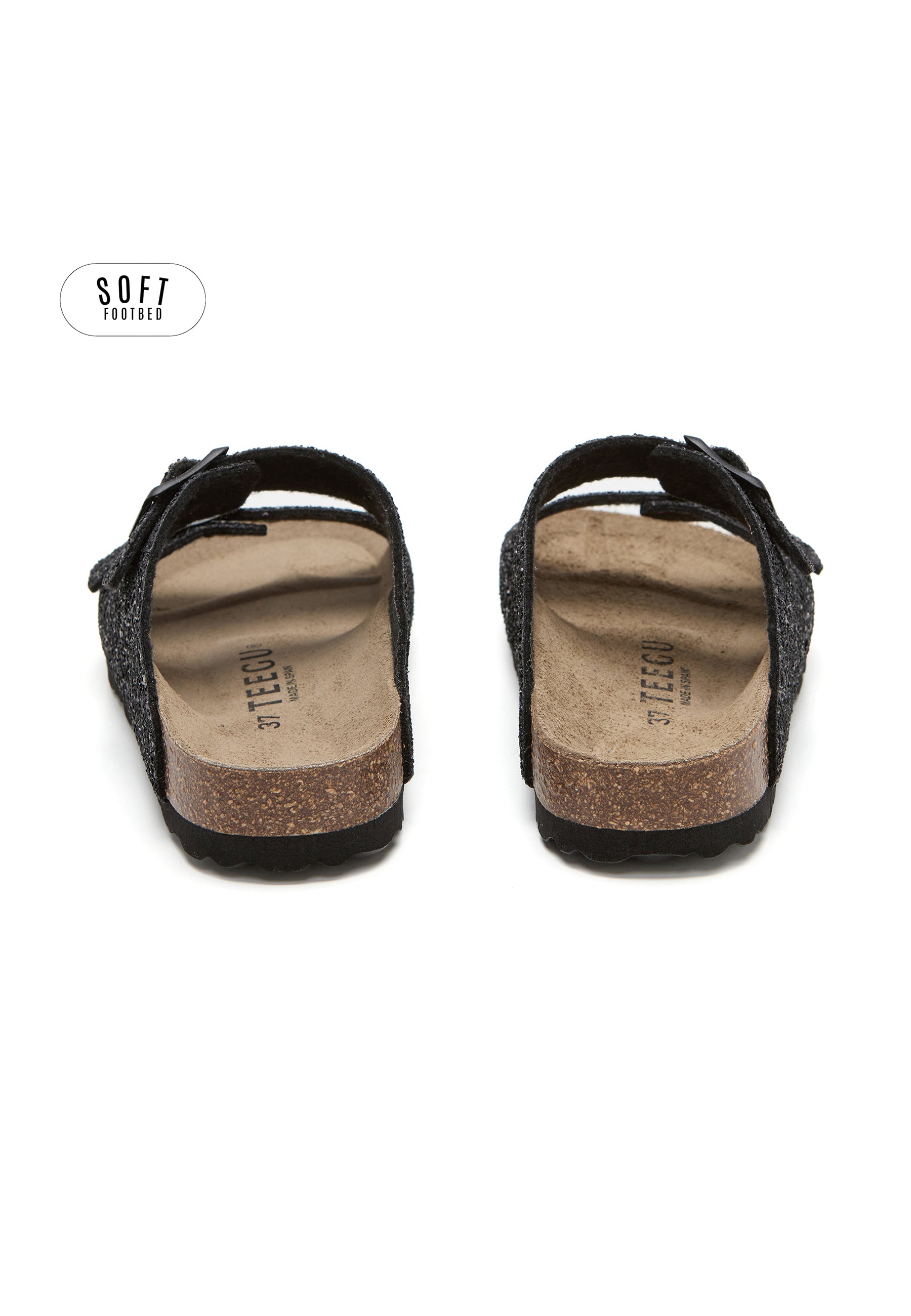 Sandalias Planta Soft - Negro
