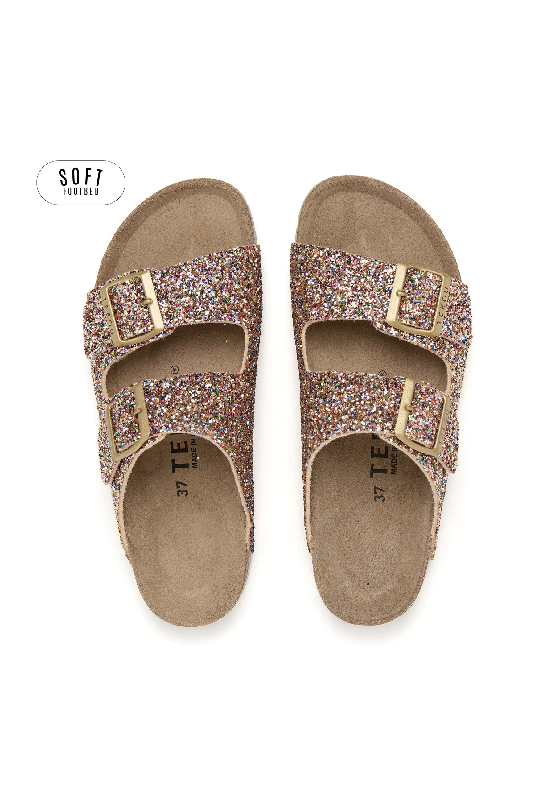 Sandalias Planta Soft - Dorado