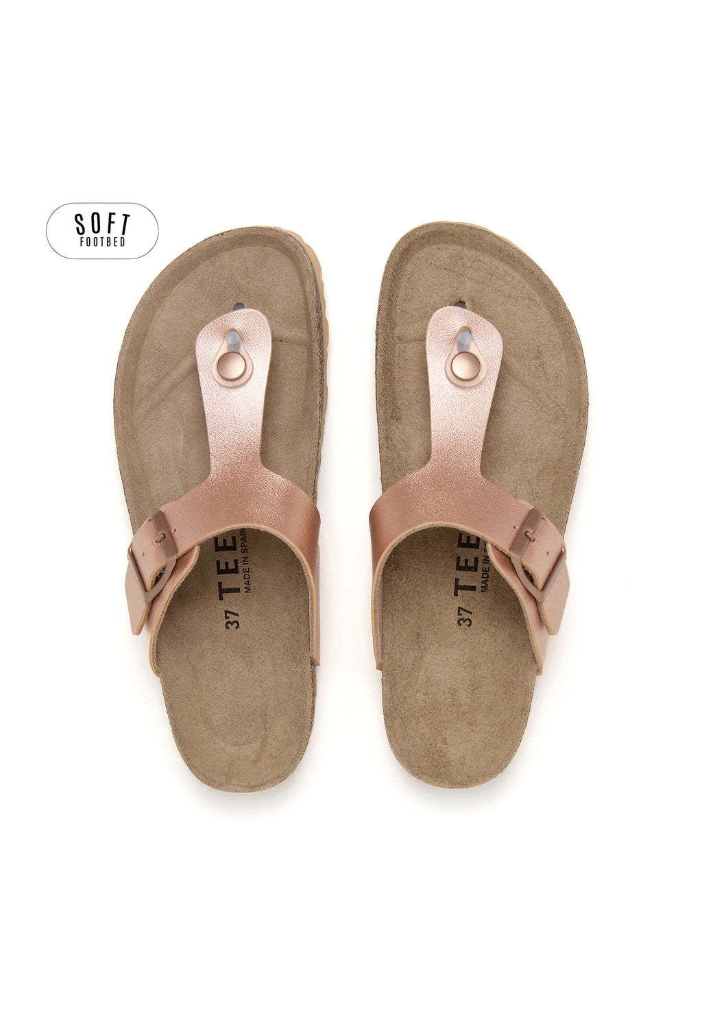 Sandalias Planta Soft - Salmón