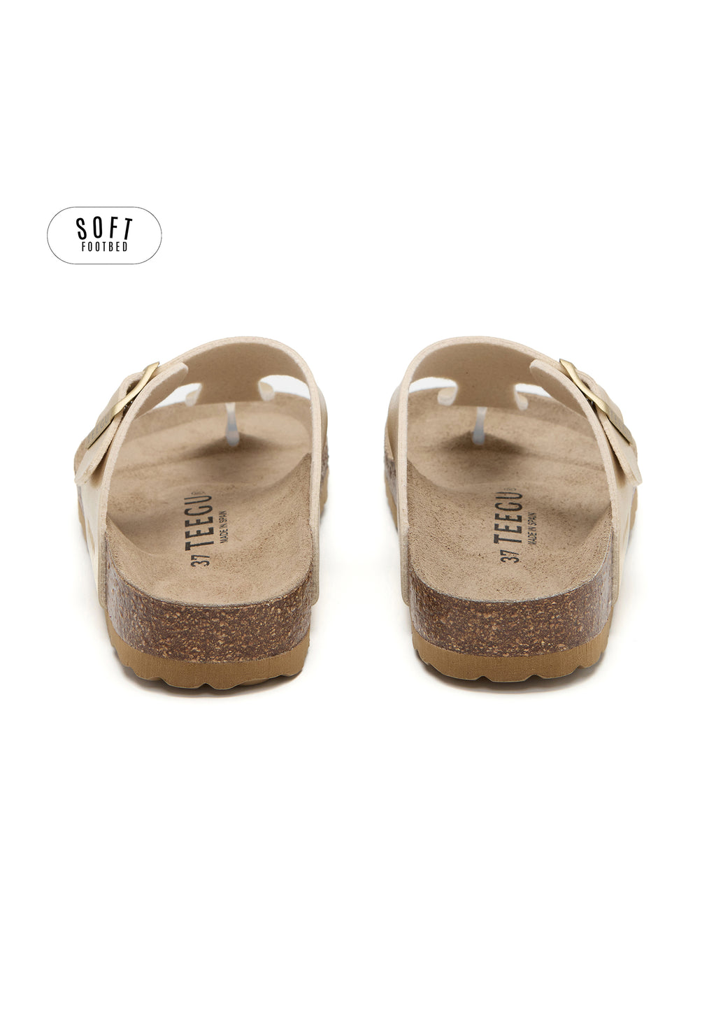 Sandalias Planta Soft - Dorado