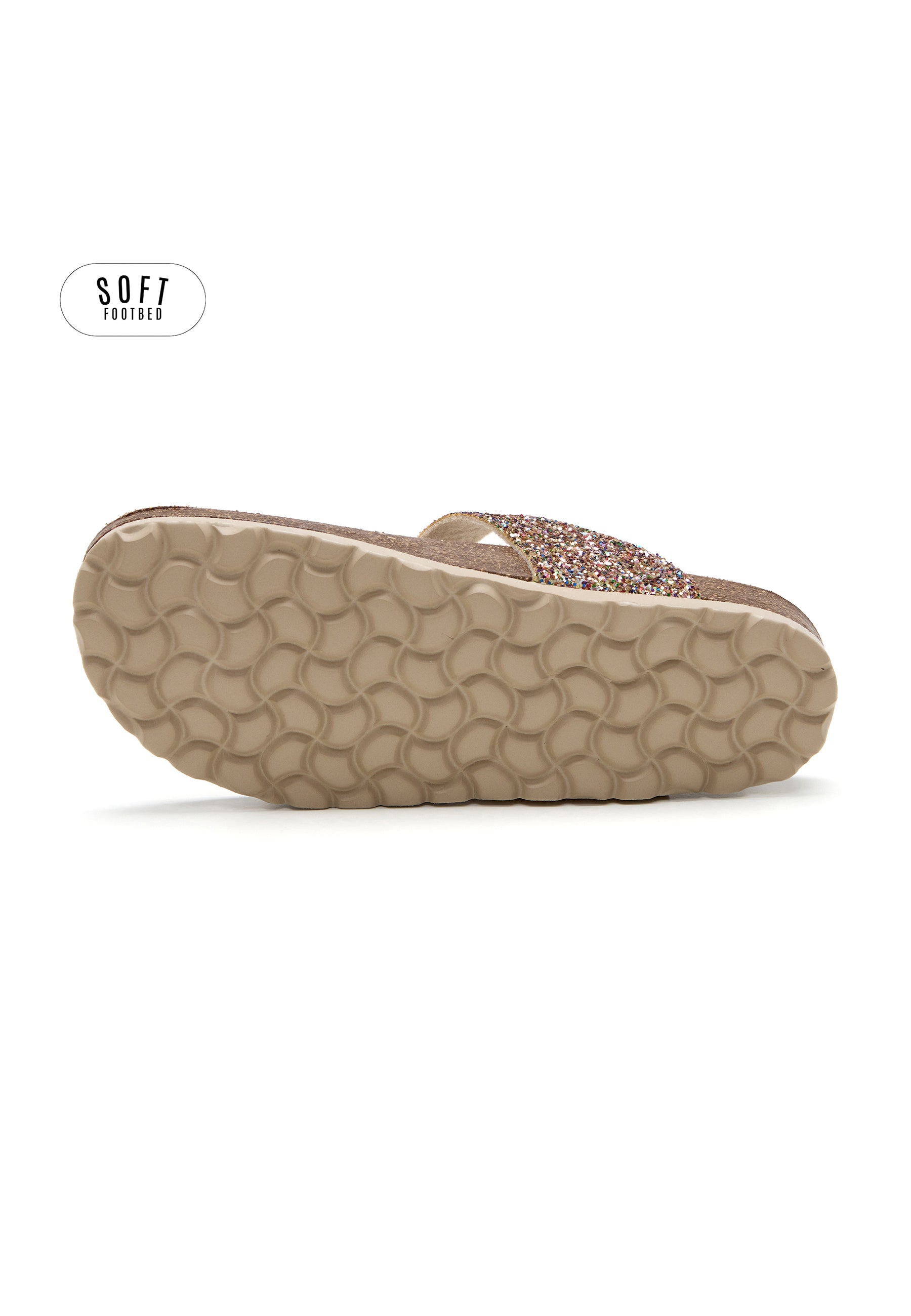 Sandalias Planta Soft - Dorado