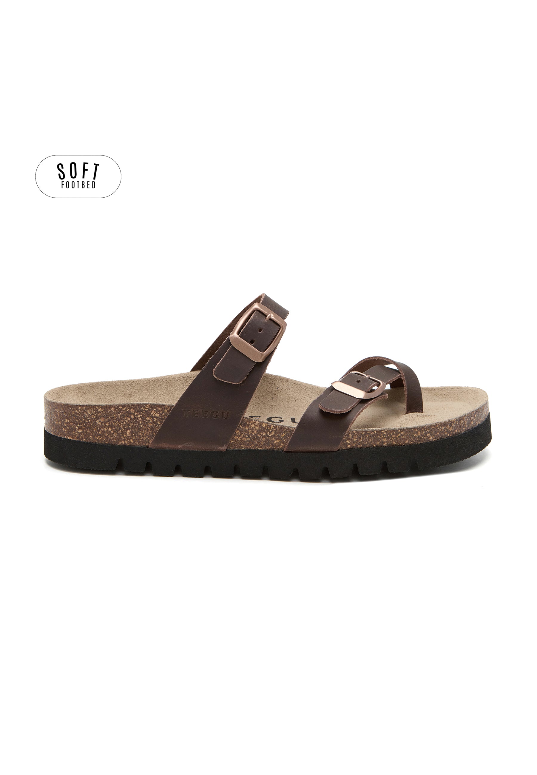 Planta Soft Sandals - Brown