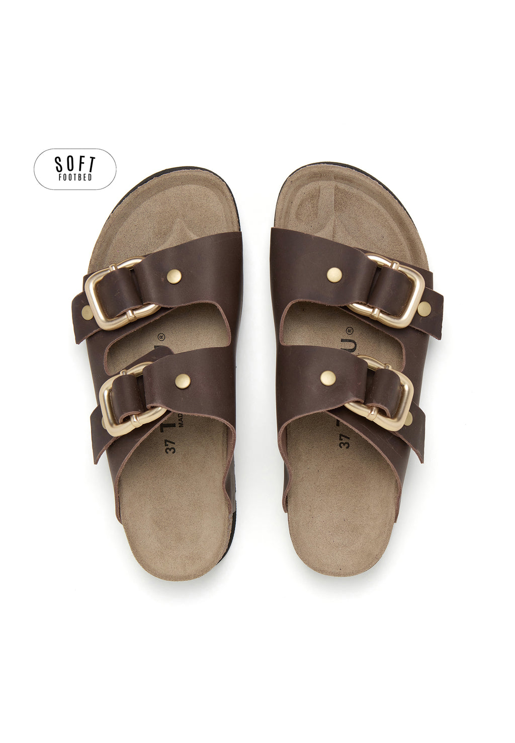 Planta Soft Sandals - Brown
