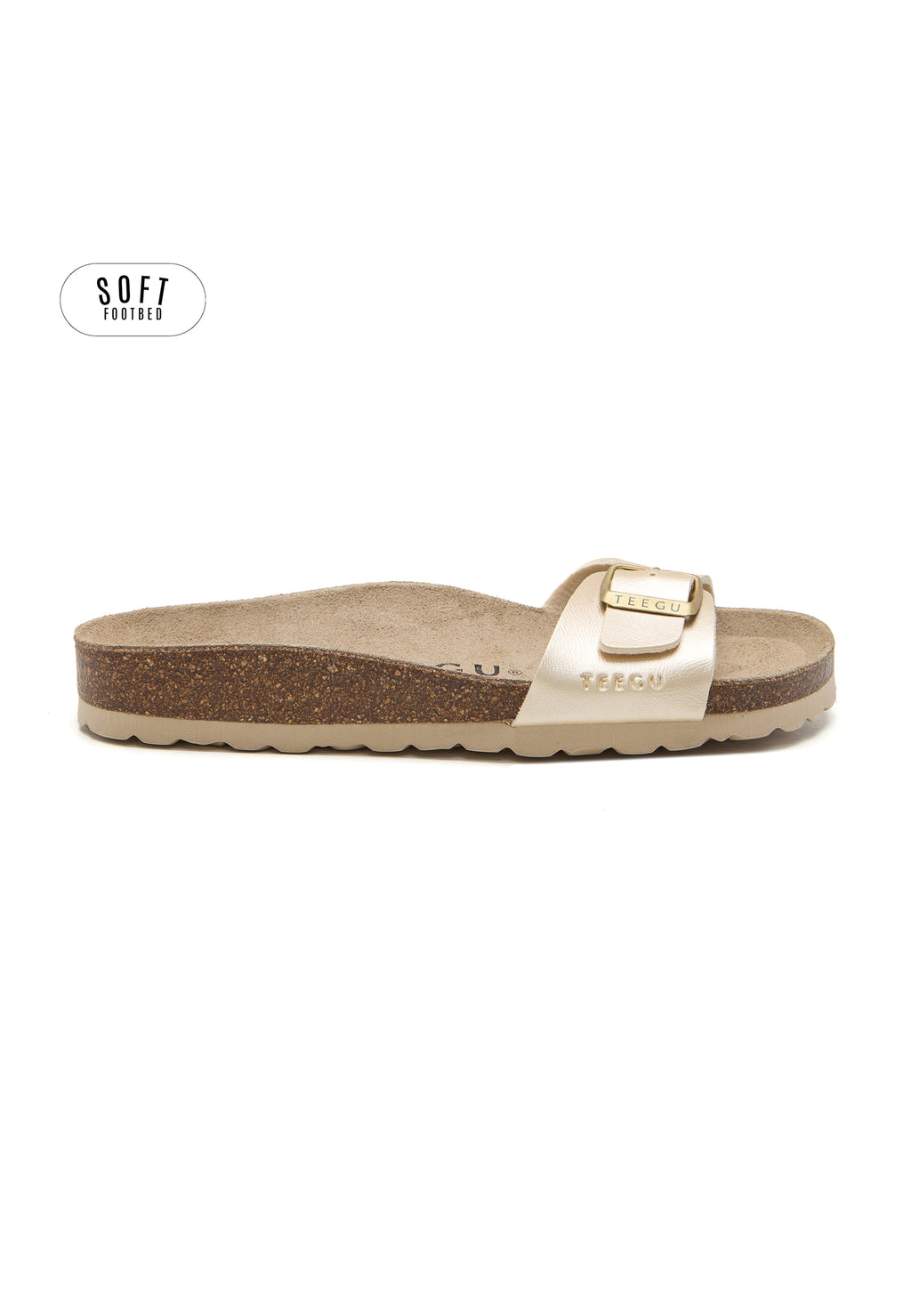 Sandalias Planta Soft - Dorado