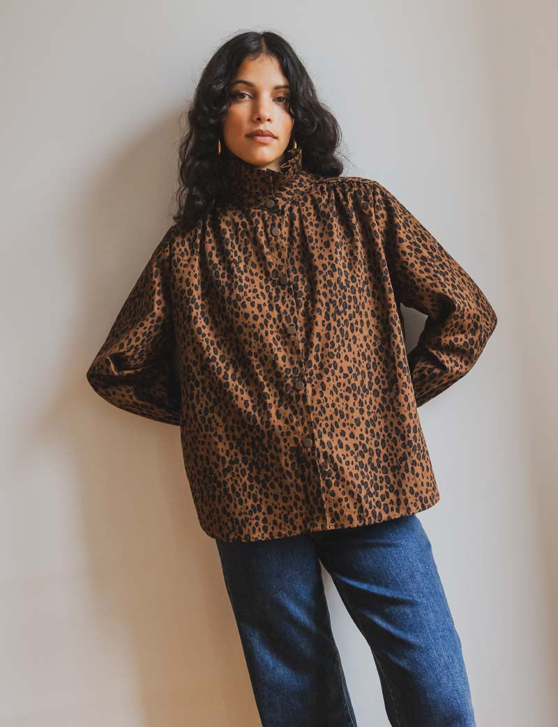Leopardmönstrad Skjorta Delys