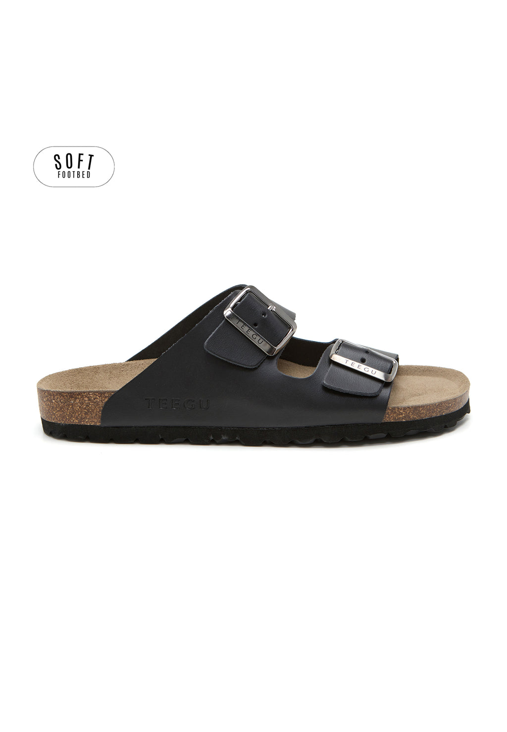 Planta Soft Sandals - Black