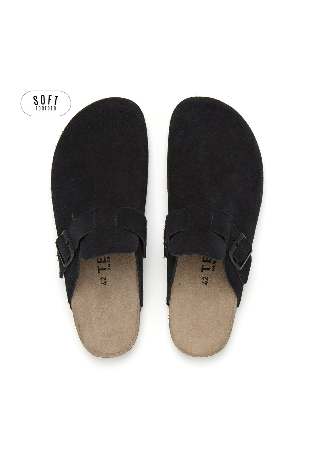 Zuecos Planta Soft - Negro