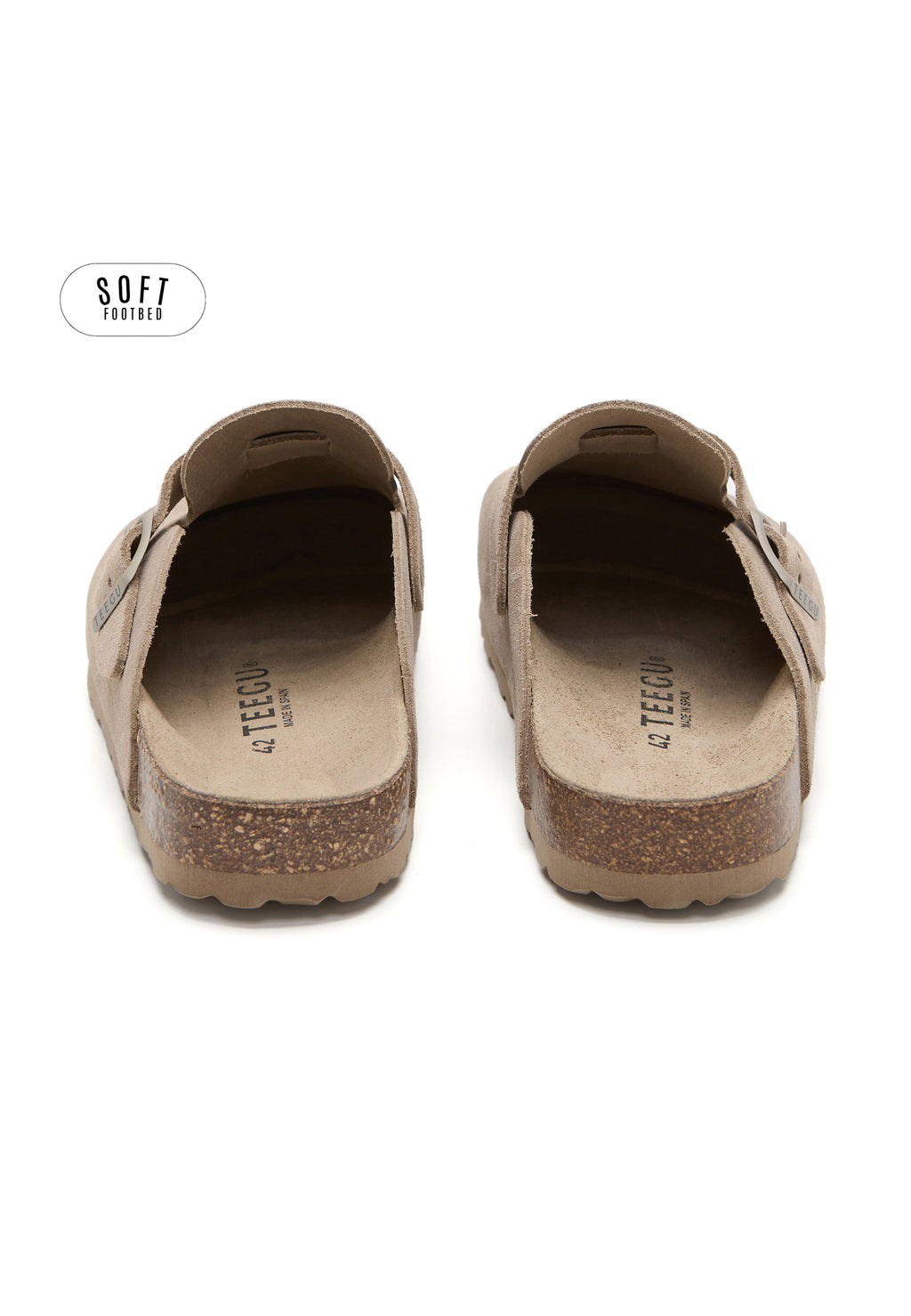 Zuecos Planta Soft - Marrón