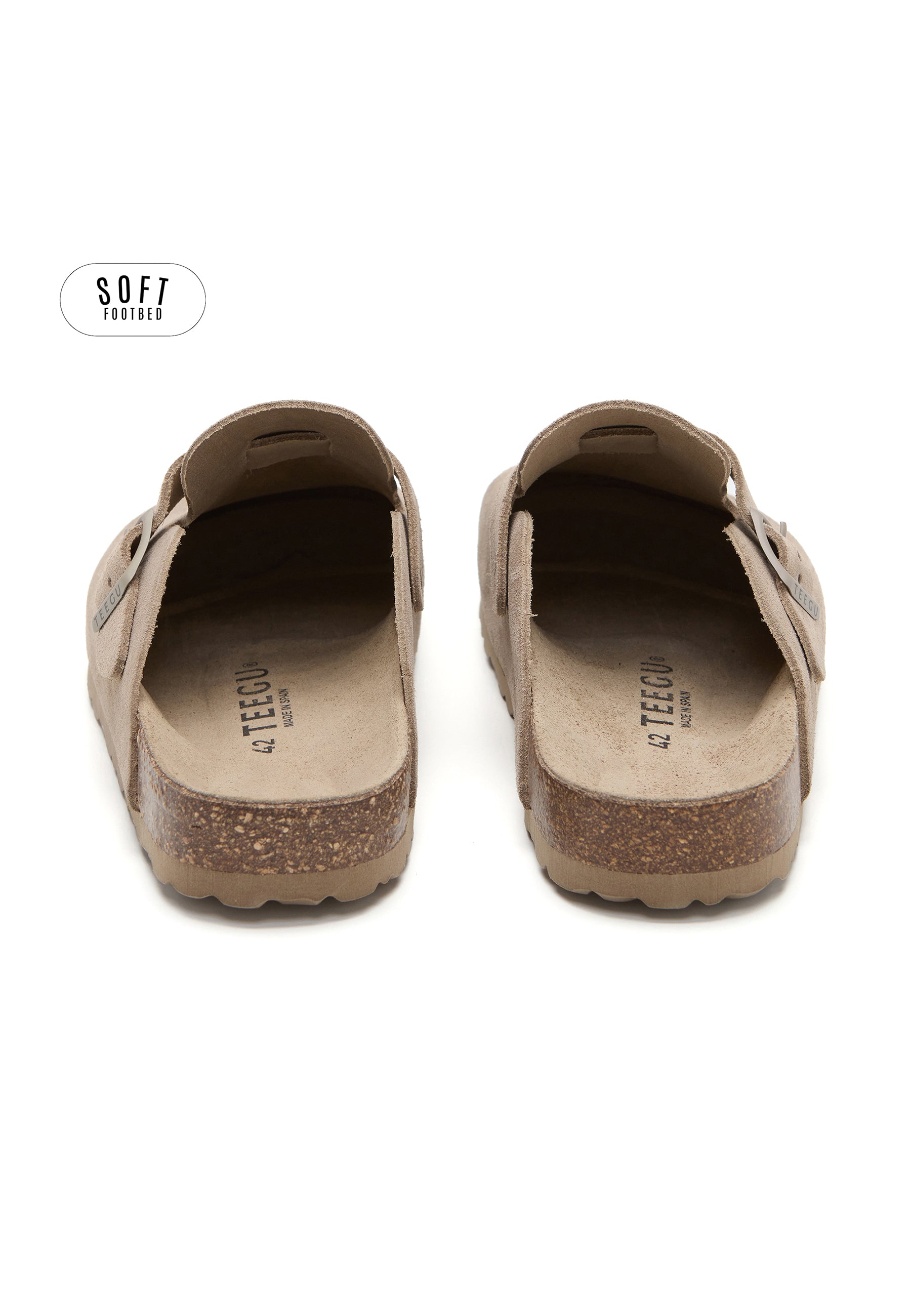 Zuecos Planta Soft - Marrón