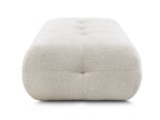 Large Laura Pouffe in Mottled Fabric