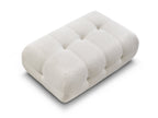Large Laura Pouffe in Mottled Fabric