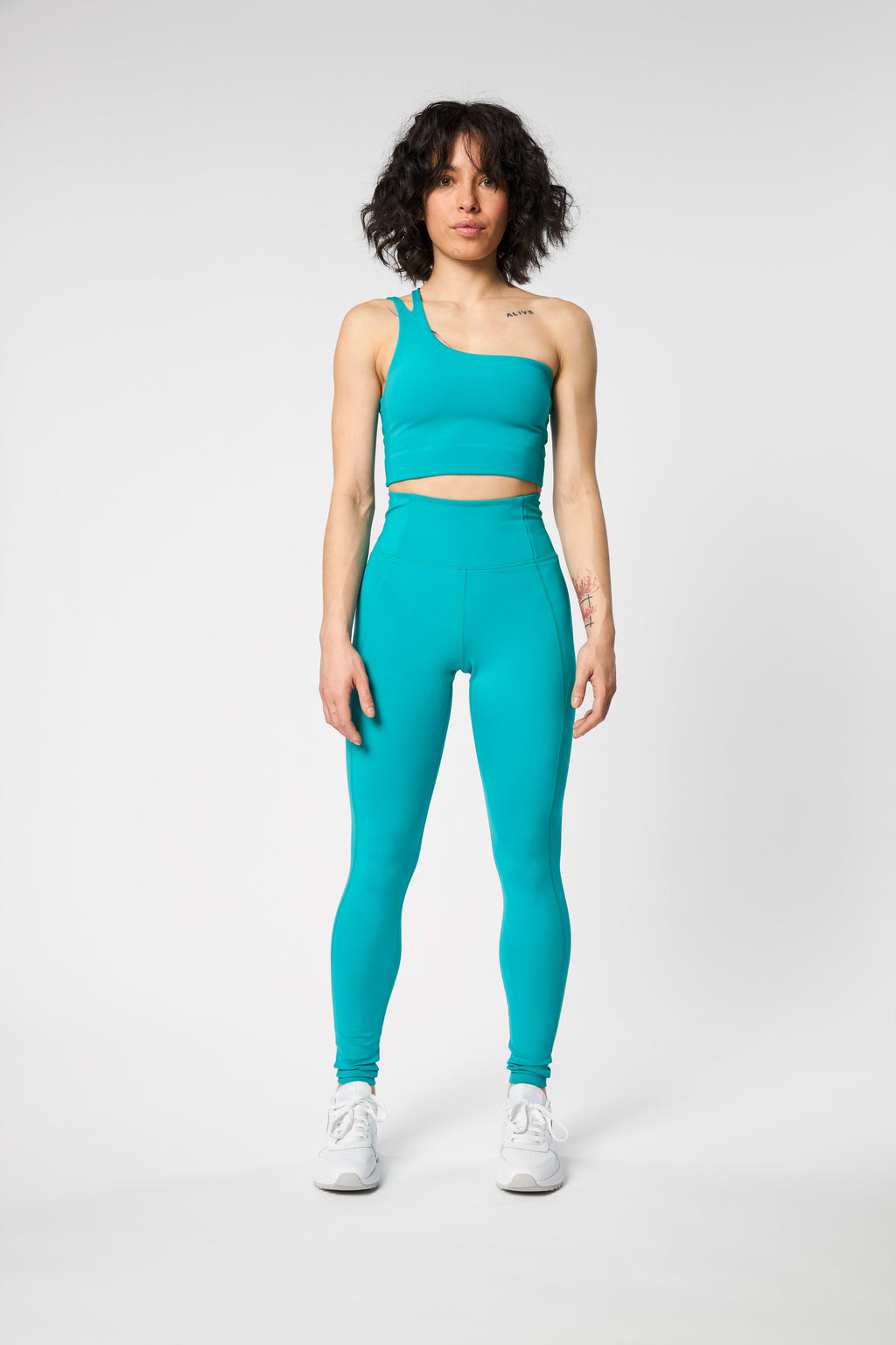 Leggings - Compressive High Rise - Peacock