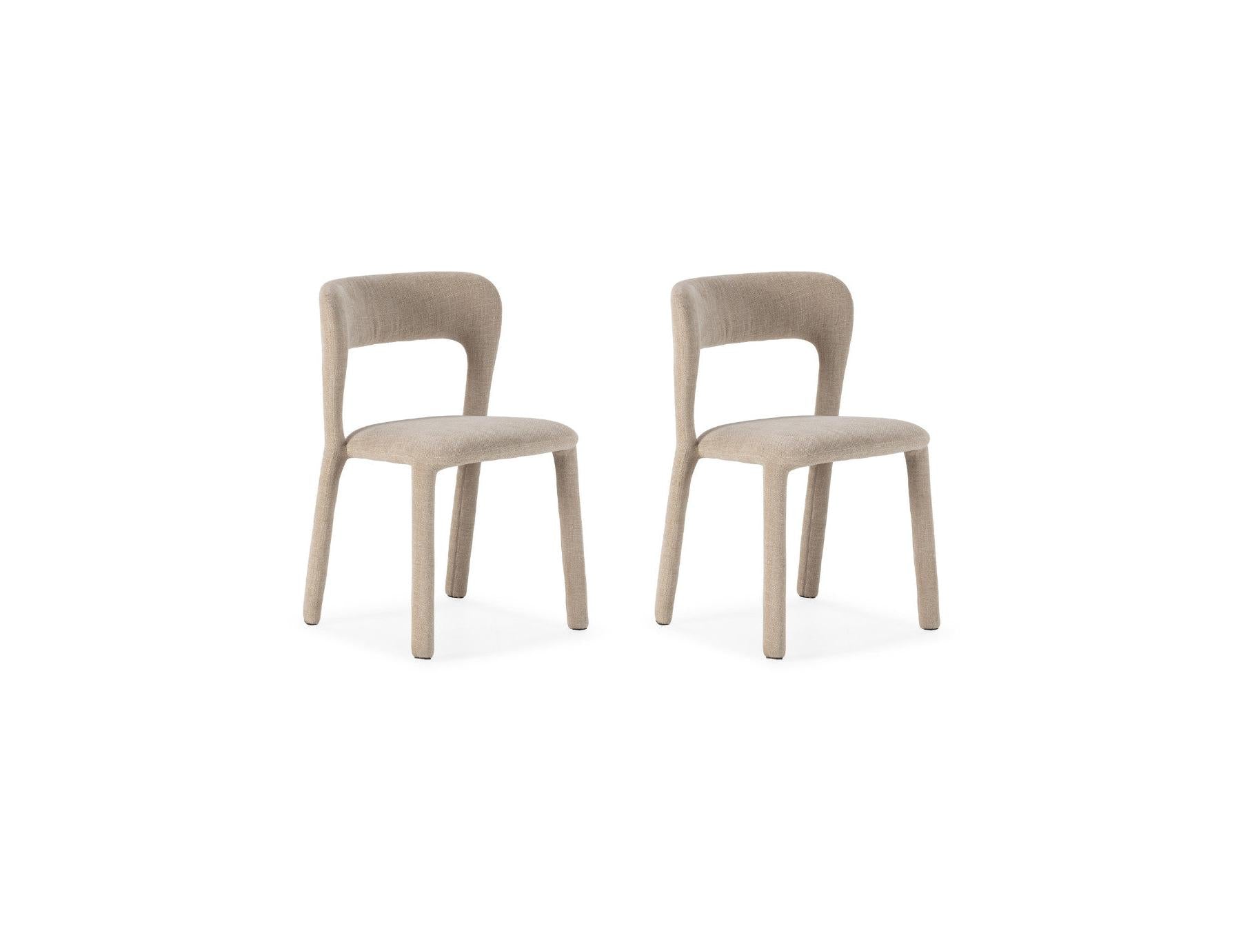 Pia - Set Of 2 Chairs - Fabric
