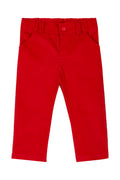 Velvet Trousers - Red - Baby Boy