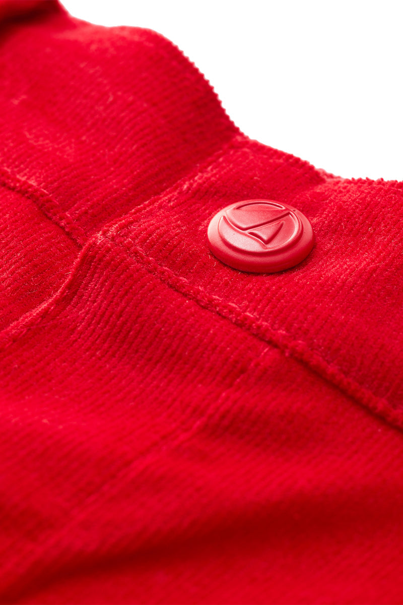 Velvet Trousers - Red - Baby Boy