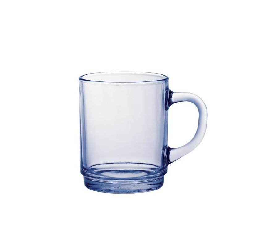 Duralex - Pack de 6 tazas Versailles - Azul marino - 26Cl