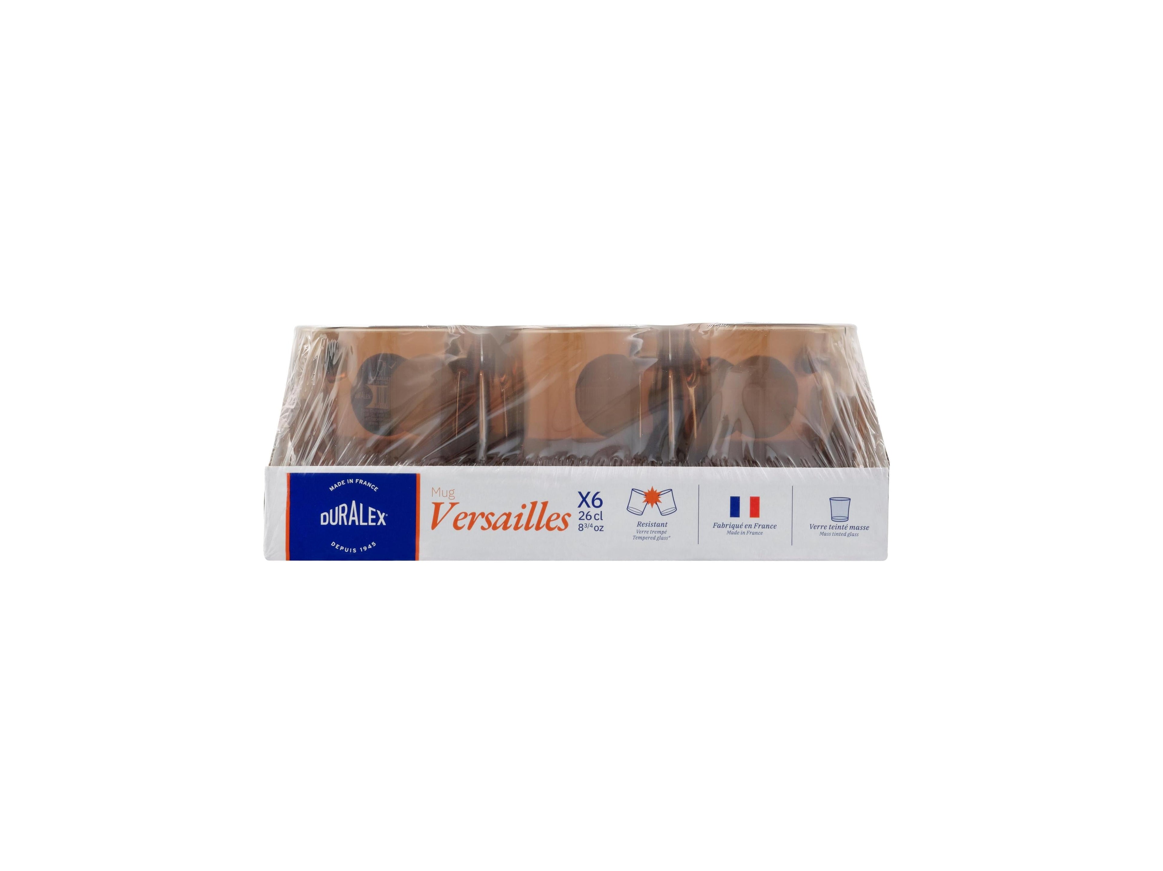 Pack De 6 Mugs Versailles - Sépia - 26Cl