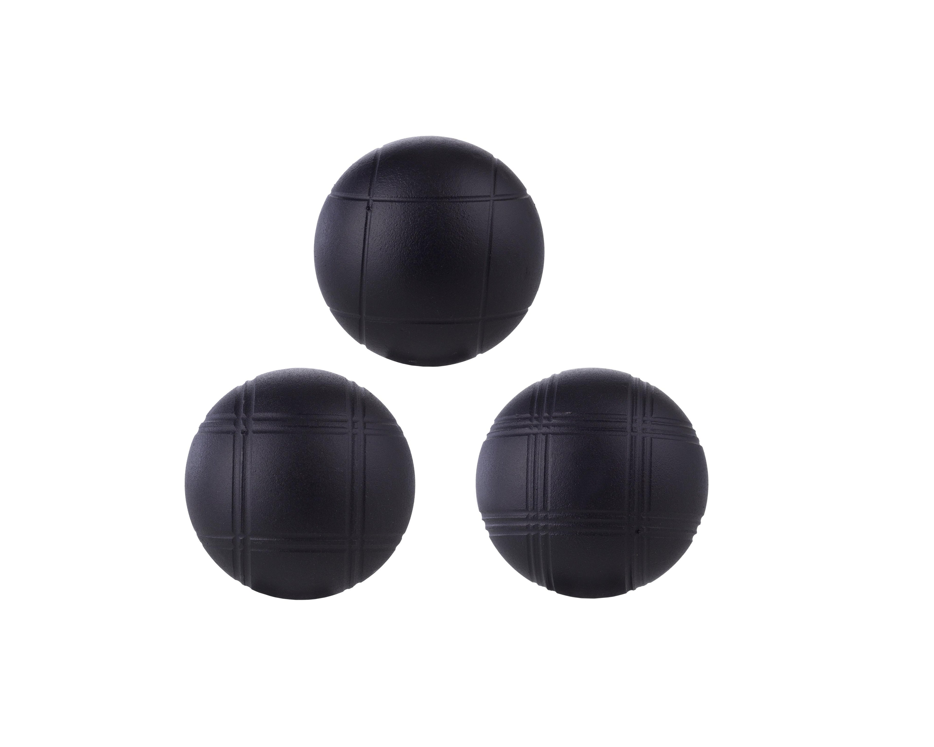 Juego De 6 Bolas De Petanca - Black Edition