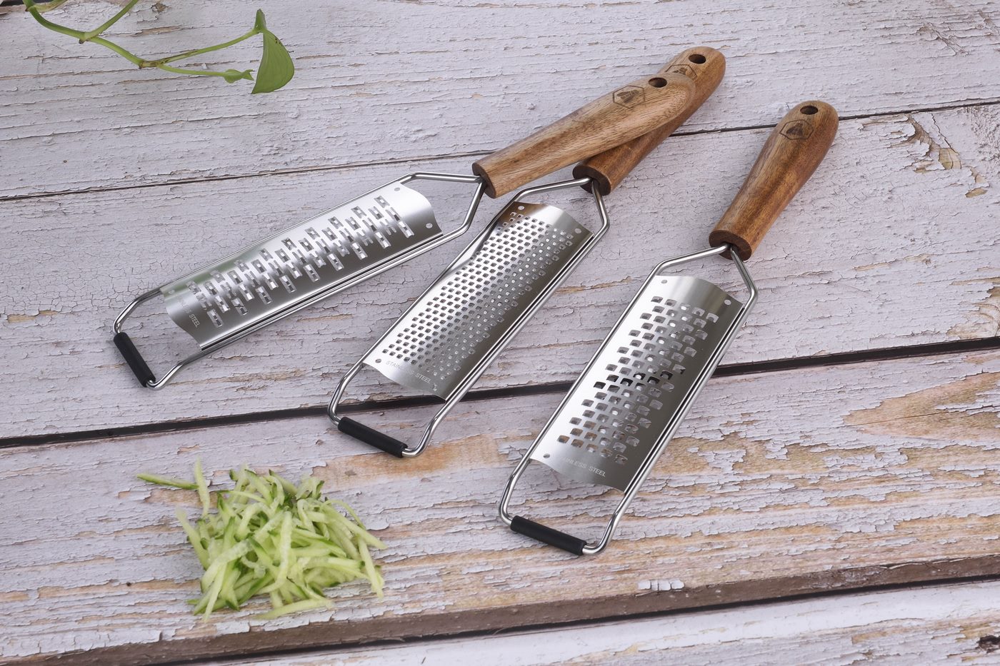 Lot De 3 Râpes À Fromage