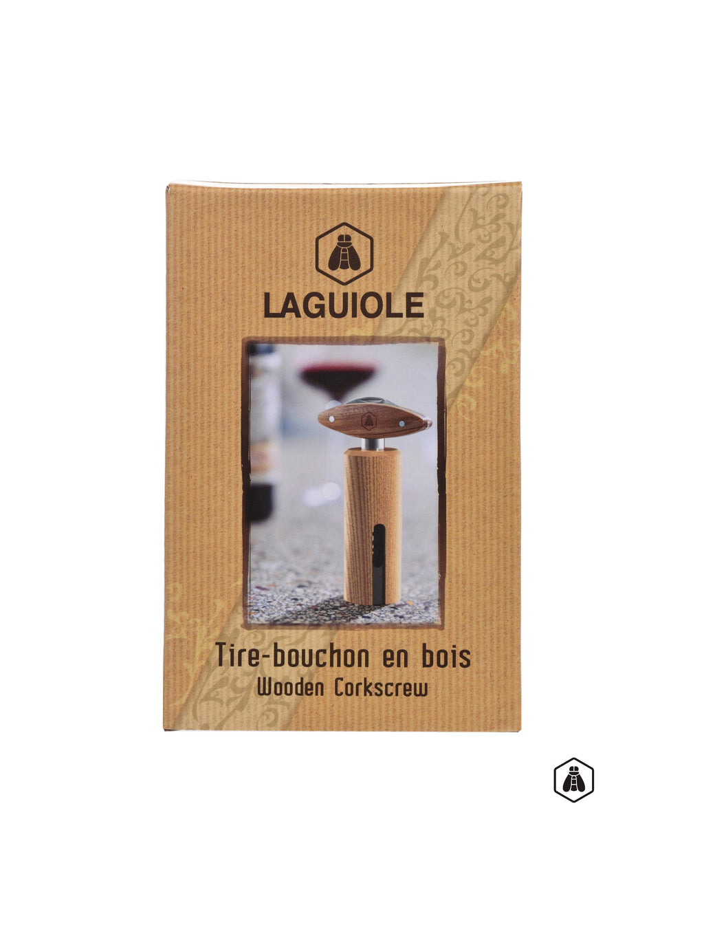 Tire Bouchon Avec Poignée Rotative En Bois