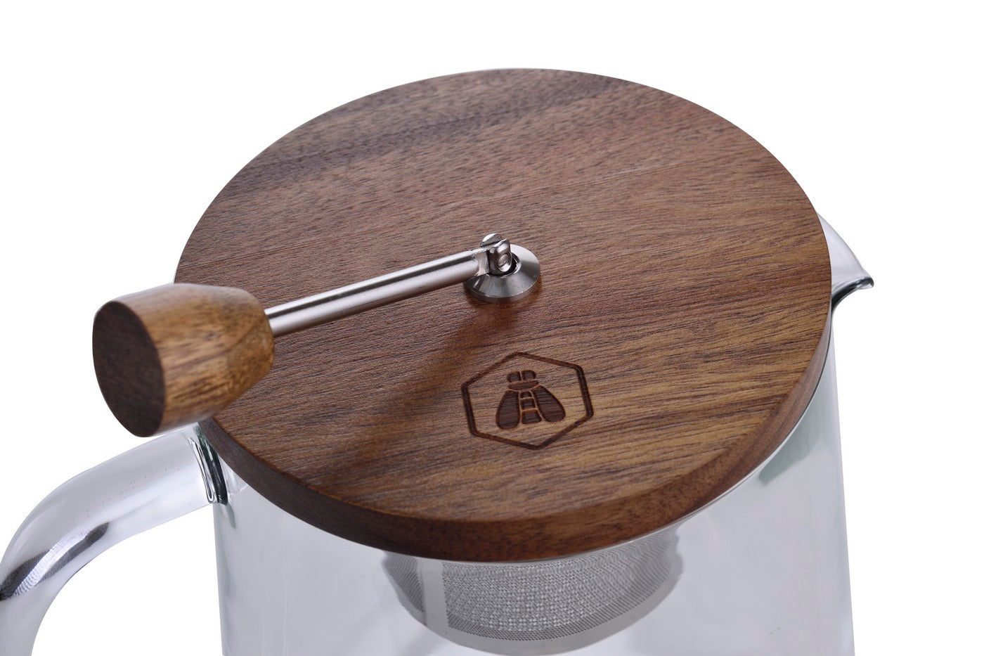 Teapot With Wooden Lid And Removable Infuser 1L
