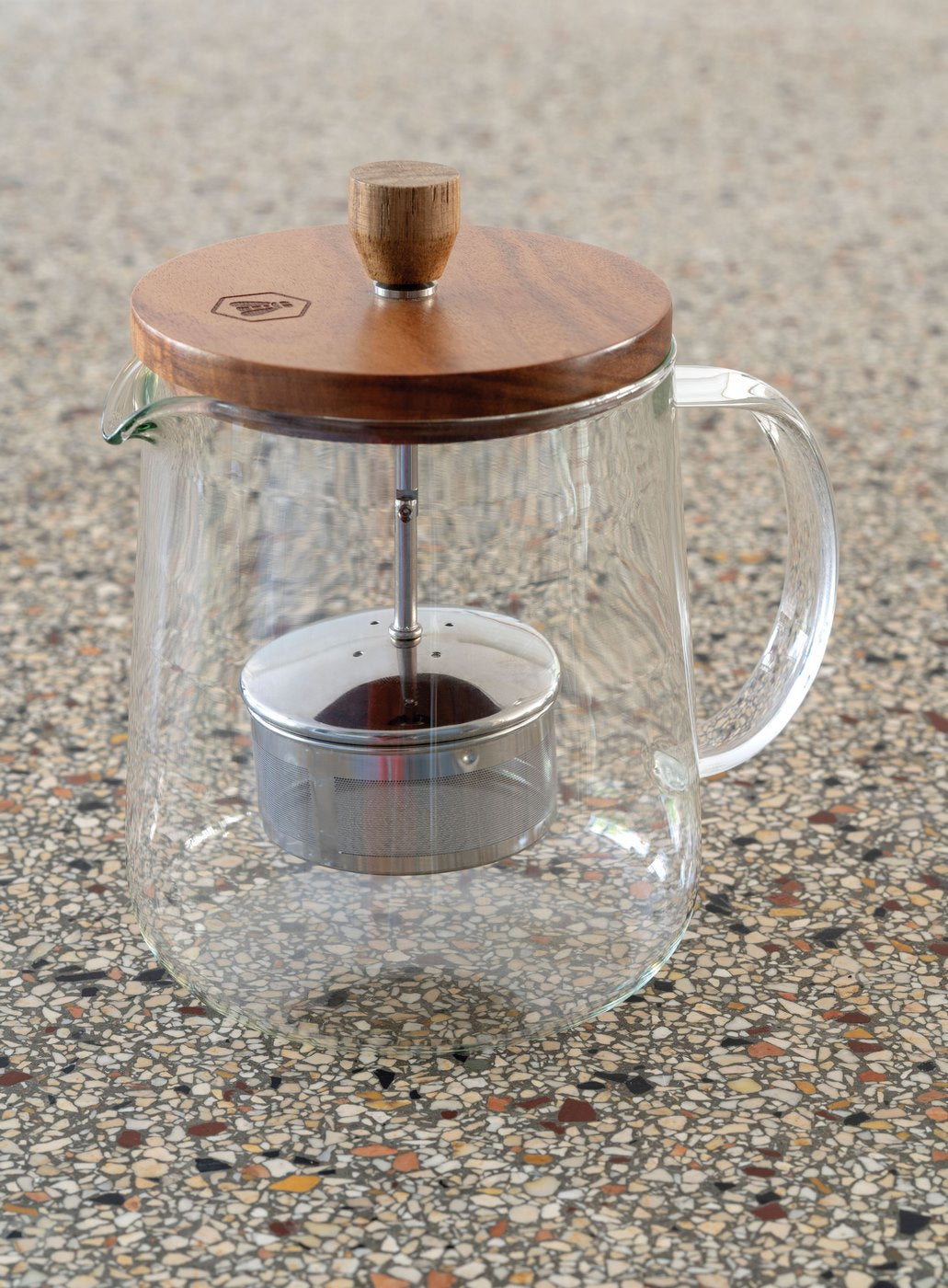 Teapot With Wooden Lid And Removable Infuser 1L