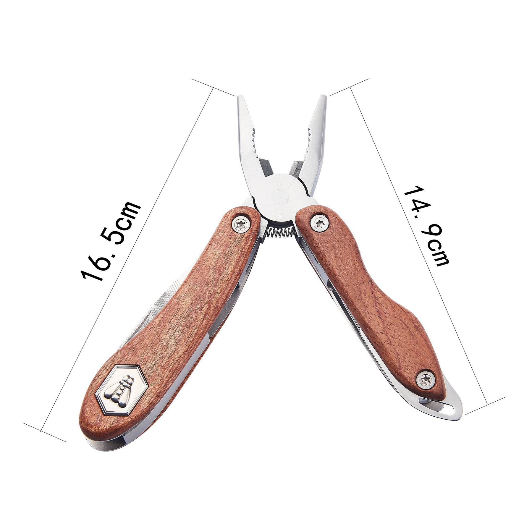 Multi-Function Pliers - Rosewood Handle - 12 Functions
