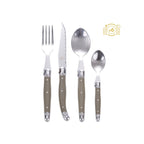 Cutlery Set - Taupe Grey - 24 Pieces