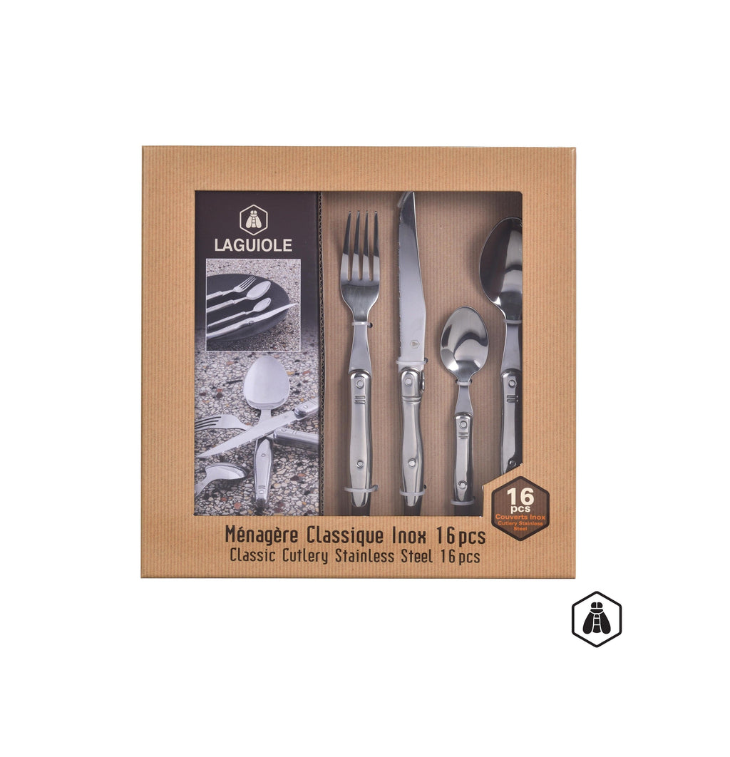Cutlery Set - Stainless Steel - 16 Pieces