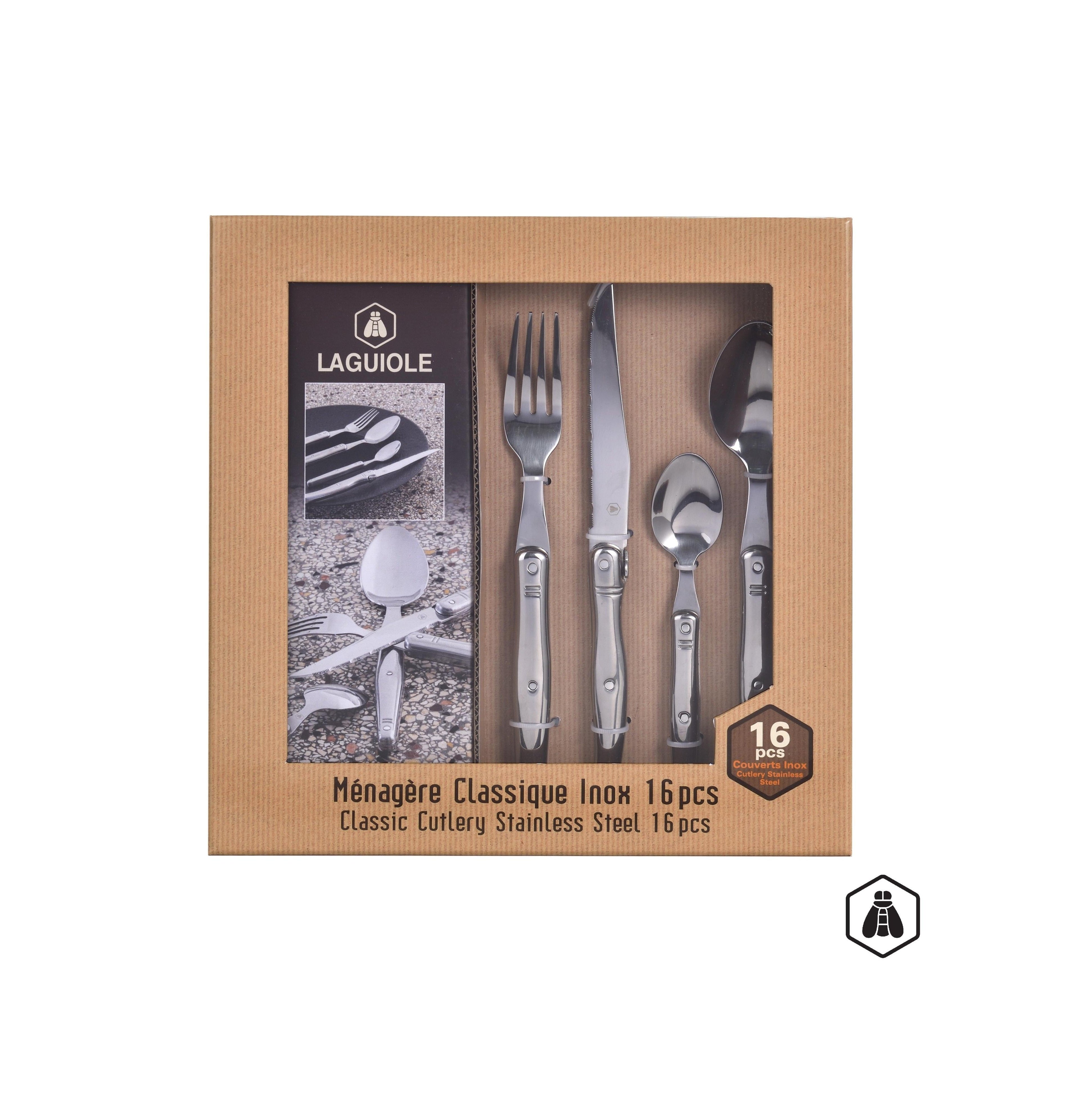 Cutlery Set - Stainless Steel - 16 Pieces