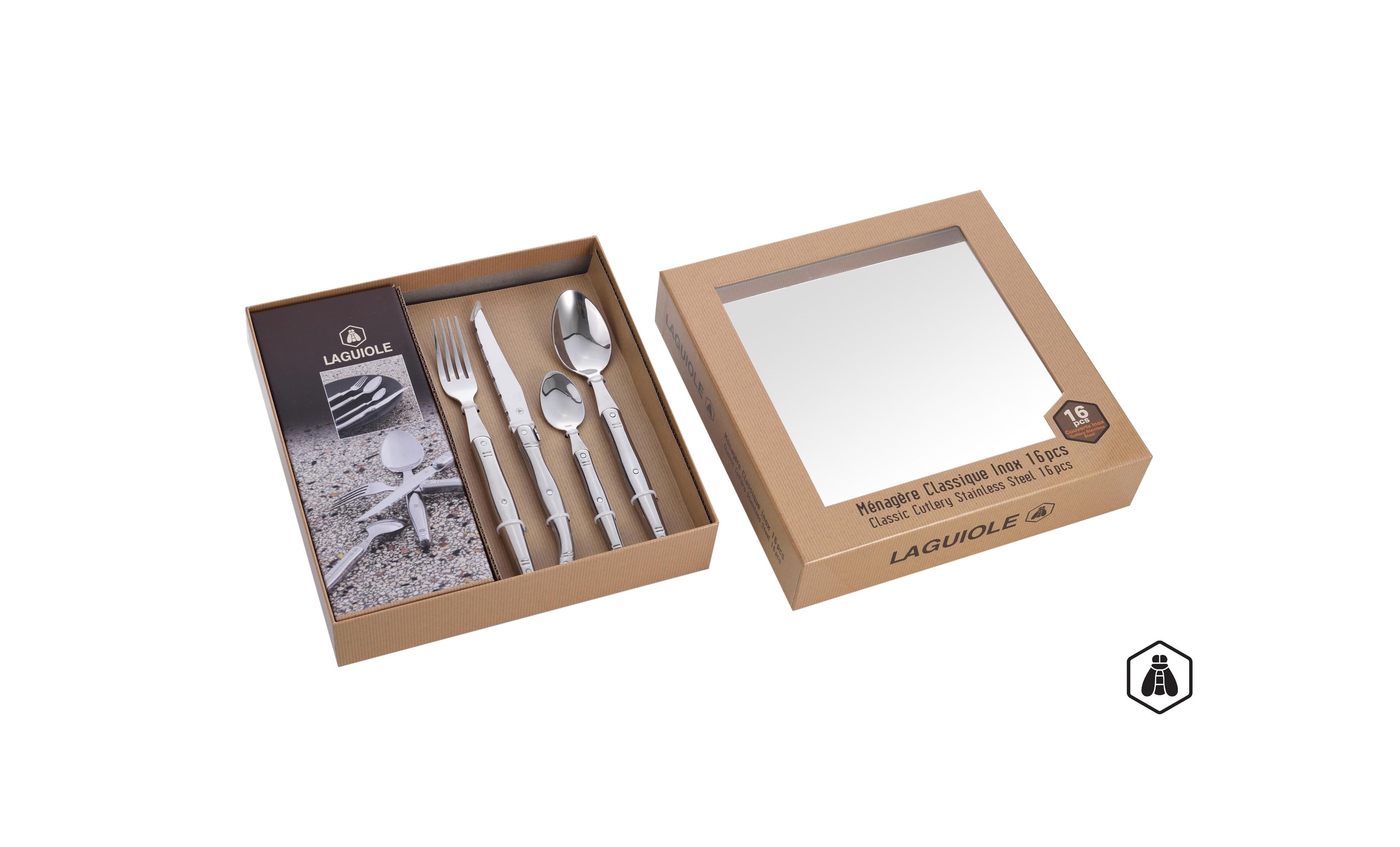 Cutlery Set - Stainless Steel - 16 Pieces