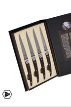 Set of 4 Steak Knives - Wenge Wood